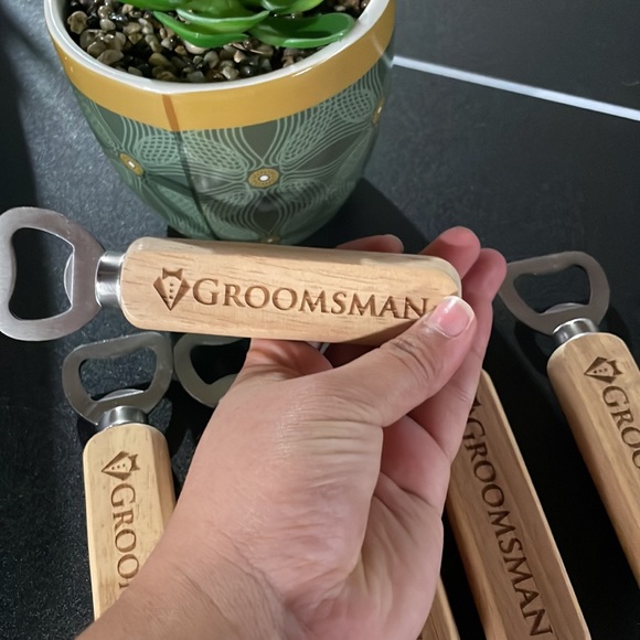 Wedding groomsmen bottle opener gift - Picture 4 of 4